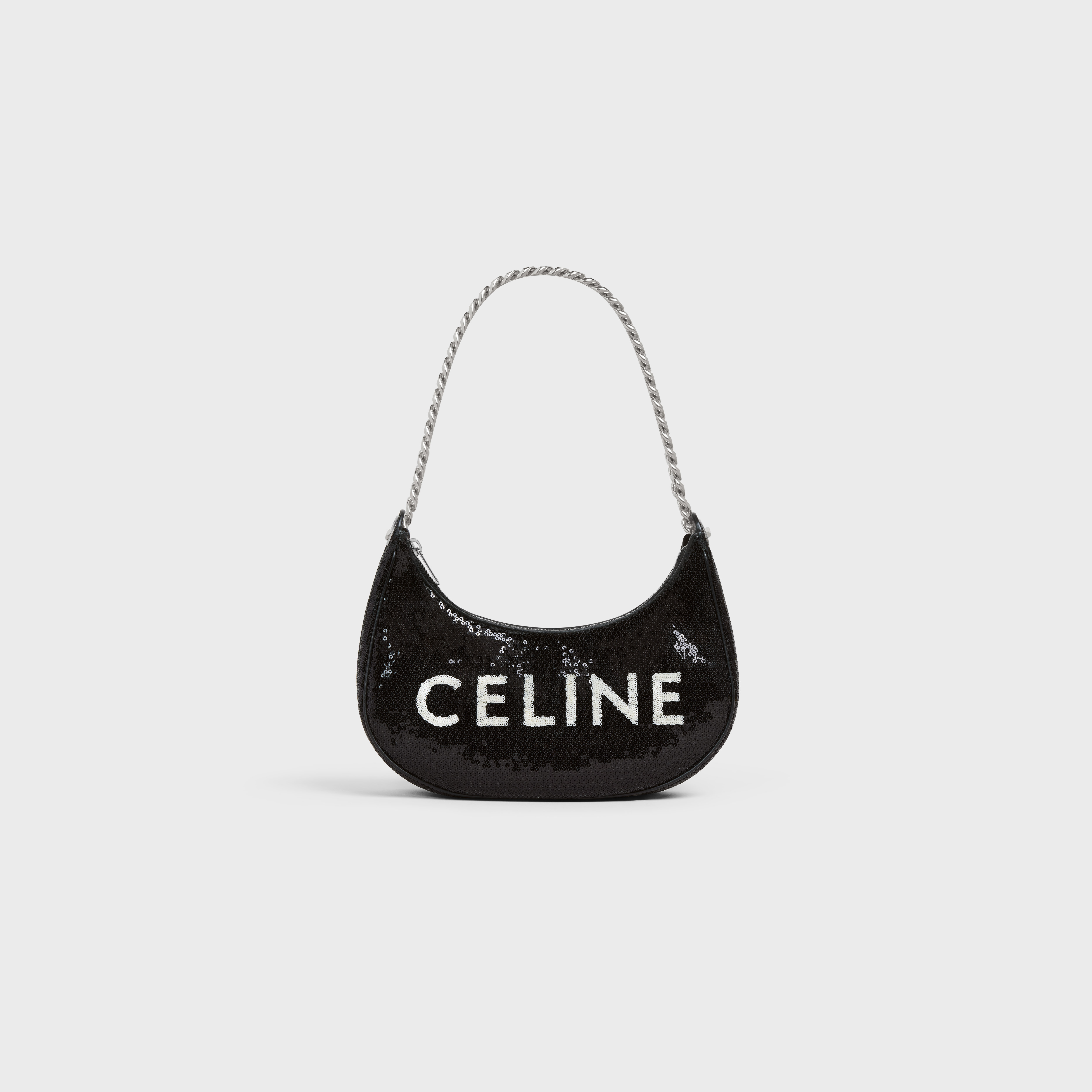 Celine Ava Chain 綴亮片中型手袋 $22,500