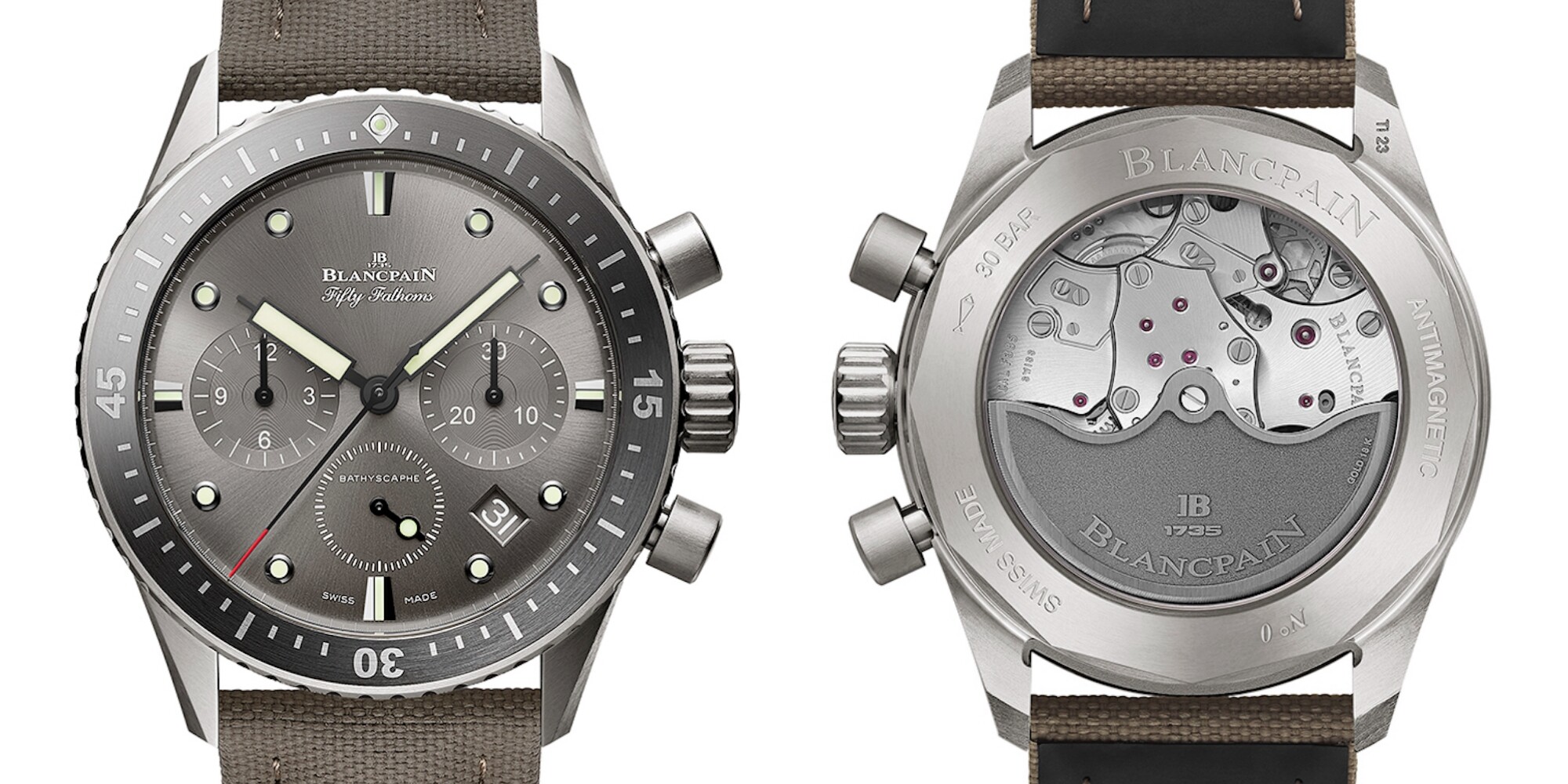 Blancpain Bathyscaphe Quantième Complet 全日曆月相紅金腕錶
