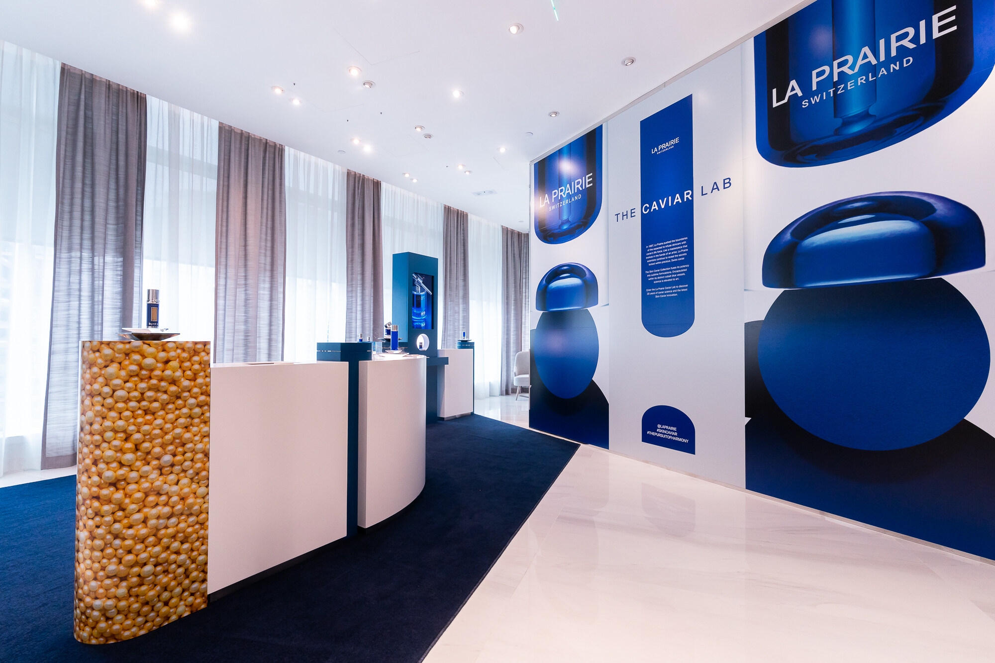 La Prairie 早前在品牌府邸 La Prairie House 舉行 La Prairie Caviar Lab 活動