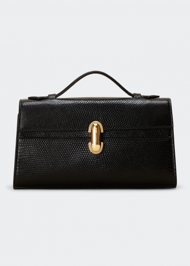 The Symmetry Pouchette Lizzard Top-Handle Bag