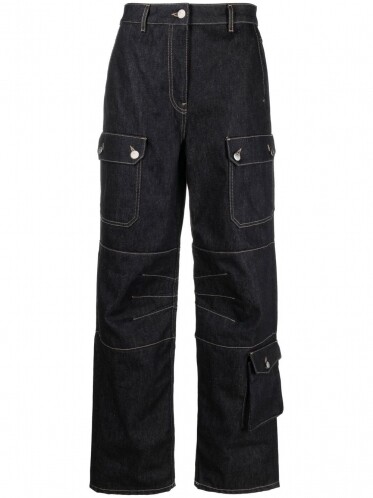 REMAIN Denim Cargo Trousers