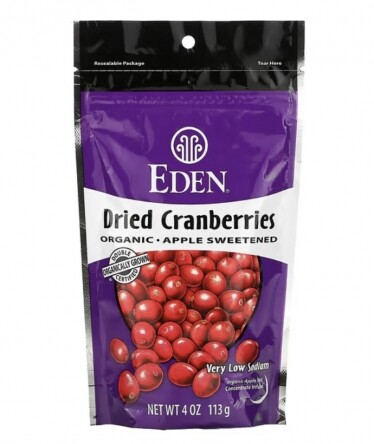 iHerb 零食推薦：Eden Foods 有機蔓越莓乾 $46