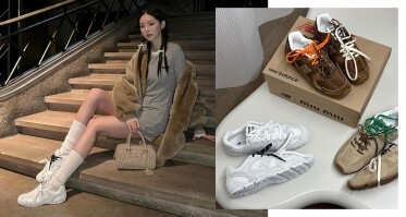 Miu Miu 三度聯乘 New Balance 再次引起搶購潮！今季推出的「雙鞋帶 530 SL」更用上最流行的美拉德色