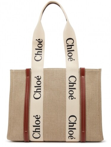 CHLOÉ  Woody medium tote bag  原價 $9,900；優惠價 $7,425
