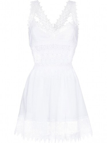 Marilyn floral lace dress