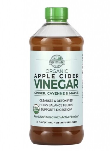 iHerb 零食推薦：Country Farms 有機蘋果醋 $65