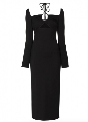 Reformation 黑色連身裙 $1,715