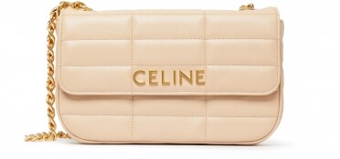 Celine Quilted chain shoulder bag