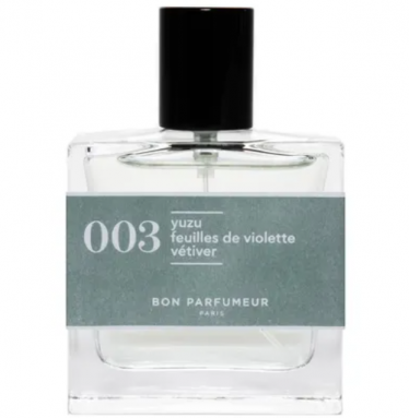 BON PARFUMEUR Cologne Intense 003 : Yuzu, Violet leaves, Vetiver