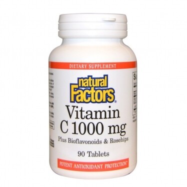 Natural Factors生物類黃酮玫瑰果維他命C