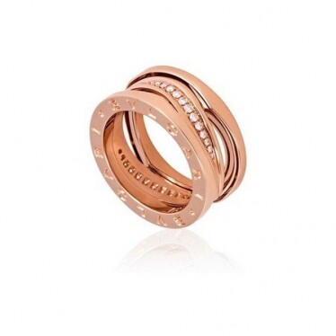 BVLGARI B.Zero 1 戒指 B.zero1 18kt Rose Gold Ring- Size 52