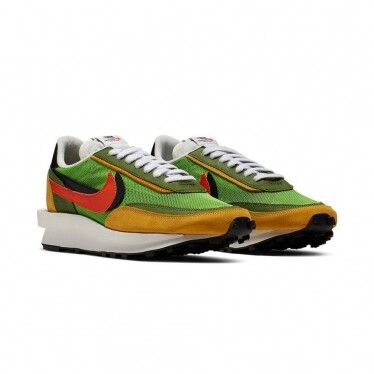 Nike x Sacai LDV Waffle 黃綠色波鞋