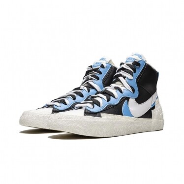 Nike x sacai Blazer Mid 藍黑色高筒波鞋
