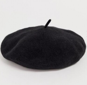 ASOS DESIGN wool beret