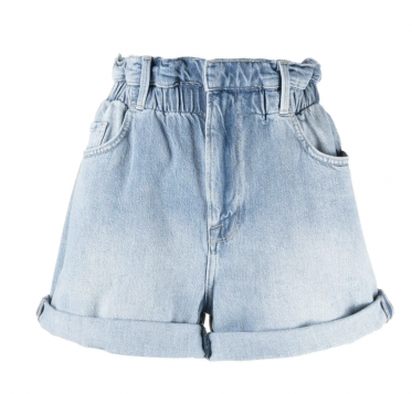 FRAME flared denim shorts