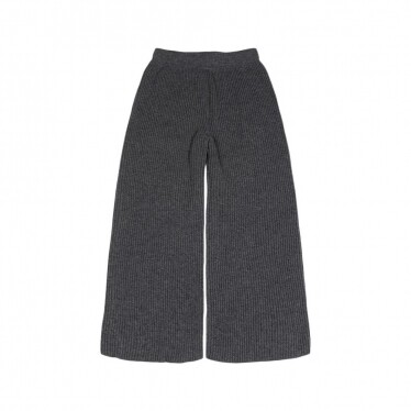 LASTICA Made By ANNALISA BUCCI Cashmere Ribbed Charcoal Pants