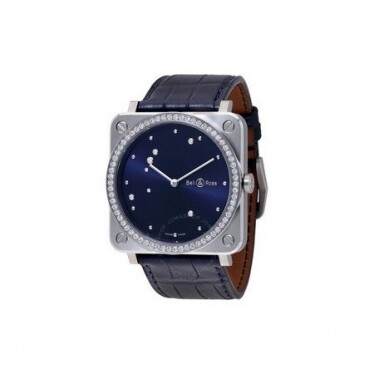 BELL AND ROSS Aviation Midnight Blue Dial Ladies Diamond Watch