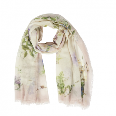 PEONIE Made By AMA PURE $5,137 Cashmere Light Pink Scarf