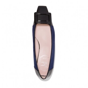 Roger Vivier Belle Vivier 方扣漆皮拼猄皮平底鞋 Roger Vivier Belle Vivier 方扣漆皮拼猄皮平底鞋