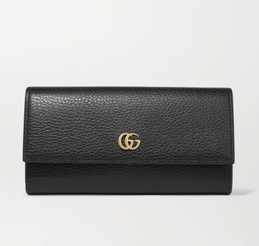 GUCCI + NET SUSTAIN textured-leather continental wallet