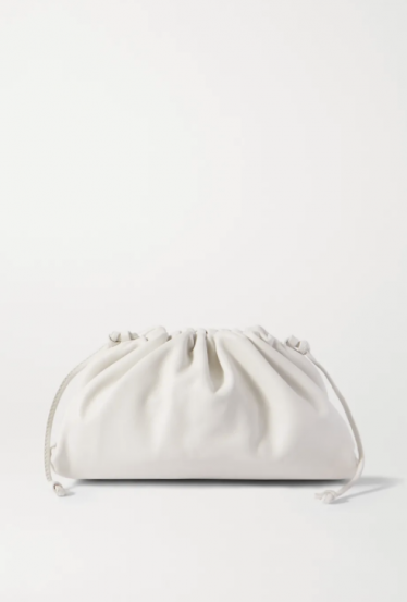 Bottega Veneta 白色 Pouch 系列手袋