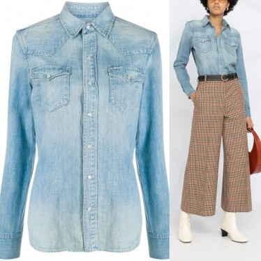 Polo Ralph Lauren faded denim shirt