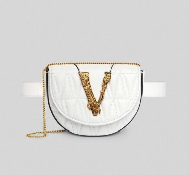 Versace Virtus 皮革腰包