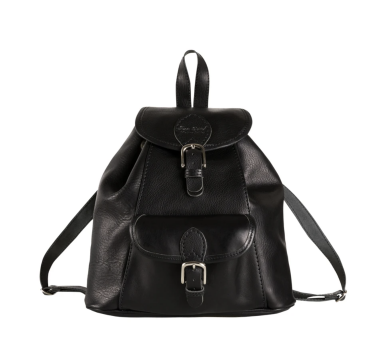 NOELIA Made By JEAN DESSEL $3,539 Vachetta Leather Black Backpack