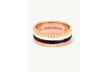 BOUCHERON Quatre 系列 18 卡黄金、白金、玫瑰金戒指