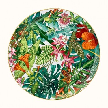 Hermès Passifolia 系列陶瓷碟
