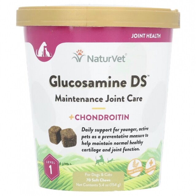 NaturVet 葡萄糖胺 DS 軟咀嚼片 NaturVet 葡萄糖胺 DS 軟咀嚼片