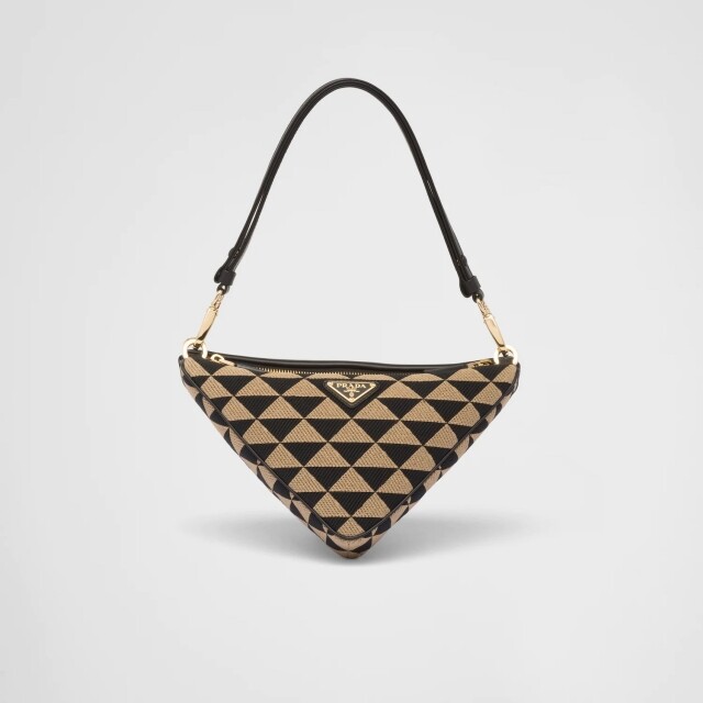 Symbole leather and fabric mini bag Symbole leather and fabric mini bag