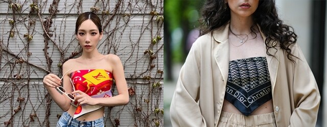 韓星女星太妍、泫雅、Jennie 都愛！學懂這些絲巾打法打造夏日最時尚造型！