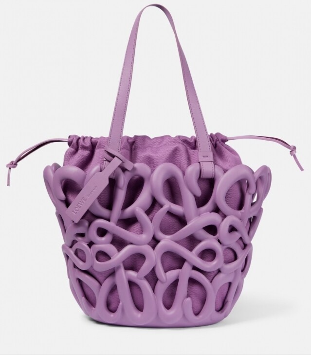 Loewe 紫色手袋 $12,600