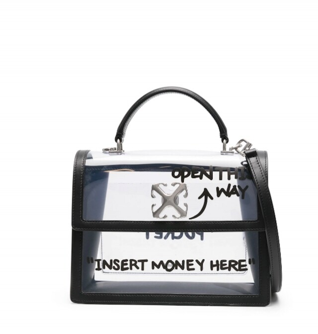 痛袋時尚款式推薦:Off-White Jitney 2.8 半透明手提袋 痛袋時尚款式推薦:Off-White Jitney 2.8 半透明手提袋
