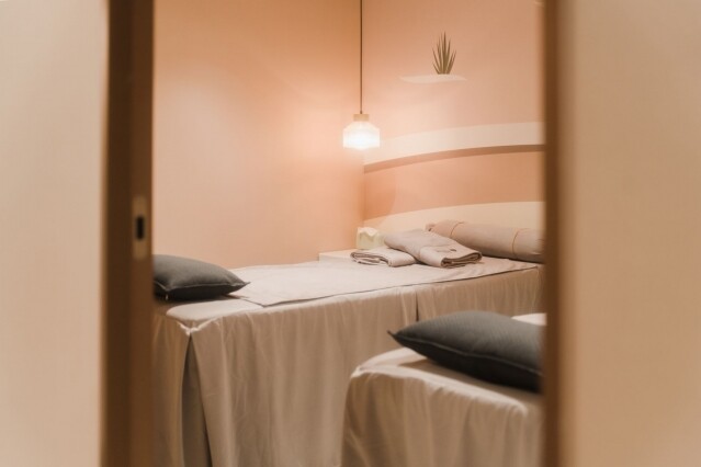 Shh Cafe and Massage 按摩空間設有單人房和雙人房，可以約閨蜜或另一半一同來放鬆。