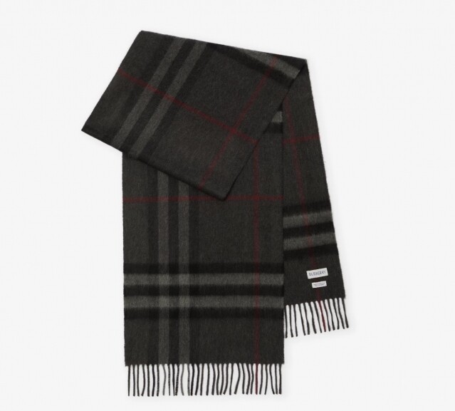 名牌頸巾推介:Burberry 格仔頸巾 $4,900 名牌頸巾推介:Burberry 格仔頸巾 $4,900