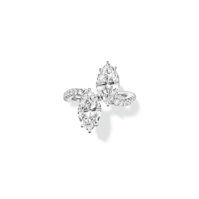 Harry Winston Bridal Couture 系列「Toi et Moi」鑽石戒指