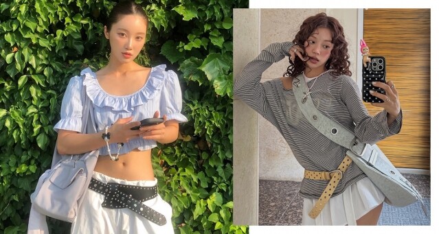 「粗皮帶」成為夏日穿搭的關鍵！跟日韓時尚女生偷師，如何用搶眼的 Statement Belt 打造精緻造型