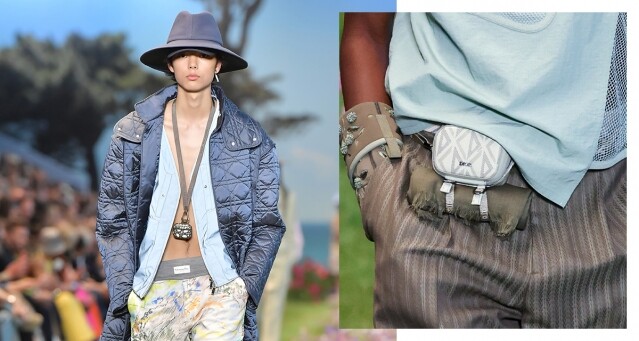 Dior 2023 春夏男裝騷重點配飾！一看便愛上柔美色調的露營腰包、園藝帽子等配飾