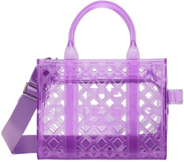 痛袋時尚款式推薦:Marc Jacobs Purple The Jelly Small 購物袋 痛袋時尚款式推薦:Marc Jacobs Purple The Jelly Small 購物袋