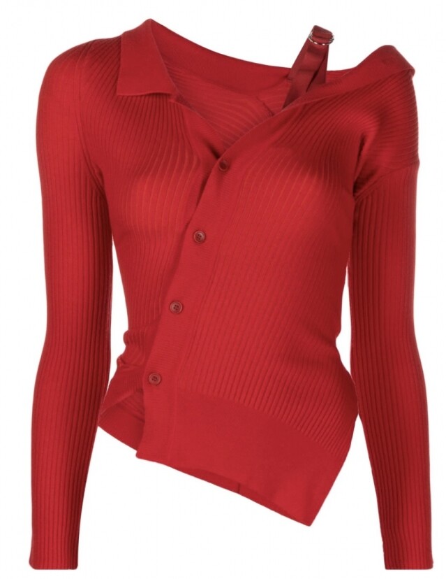 Jacquemus 紅色針織冷衫 $3,583