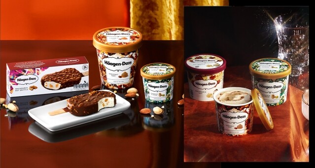 開心果與栗子撻奏響冬日序曲，Häagen-Dazs™ Nutty Wonderland 爆「脆」登場