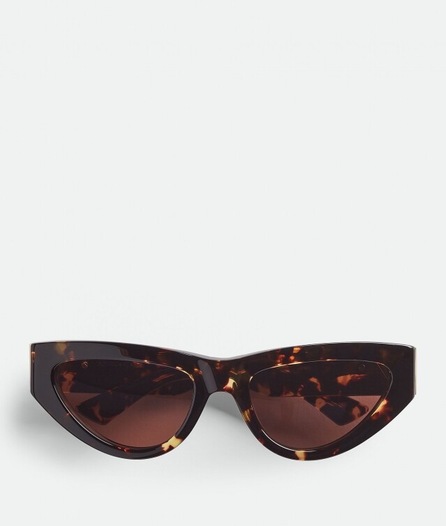 Bottega Veneta Angle Acetate Cat-Eye Sunglasses
