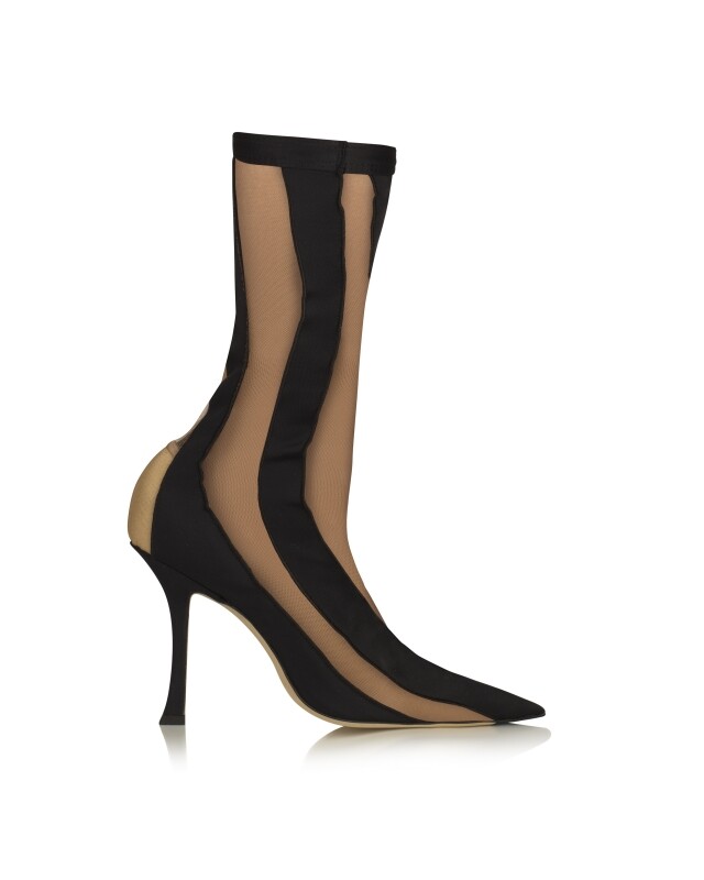 Jimmy Choo x Mugler 裸色設計 JCXM SOCK BOOTS 襪靴 $11,400 Jimmy Choo x Mugler 裸色設計 JCXM SOCK BOOTS 襪靴 $11,400
