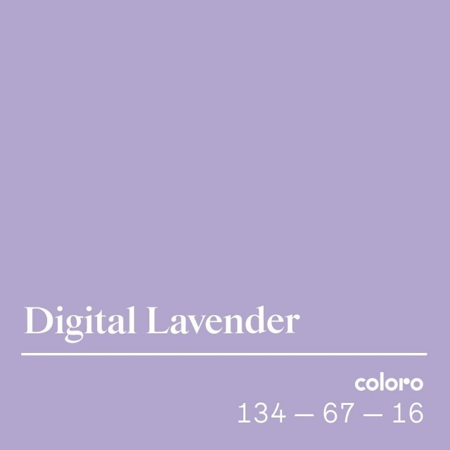 2023 春夏代表色：數碼薰衣草（Digital Lavender）