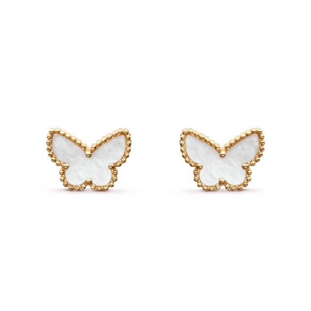 Van Cleeef & Arpels Sweet Alhambra butterfly earstuds Van Cleeef & Arpels Sweet Alhambra butterfly earstuds