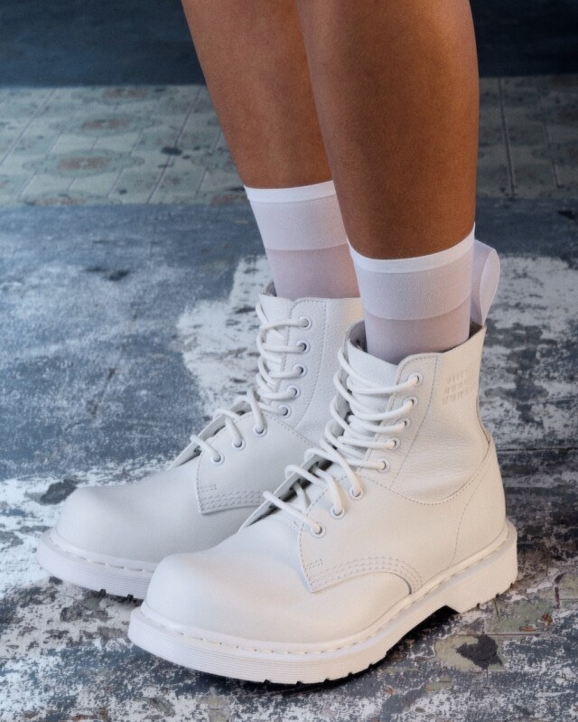 1460 / 1461, Virginia & Smooth Leathers White Boots