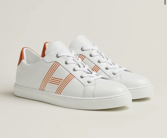 男朋友生日禮物 5：Hermès Avantage 白色運動鞋