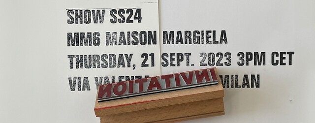 米蘭直擊：MM6 Maison Margiela  2024 春夏系列